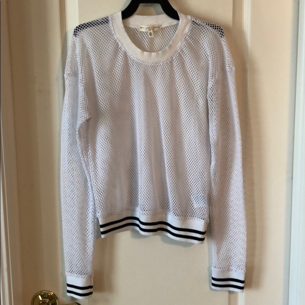 Truly Madly Deeply Woven See Through Long Sleeve
